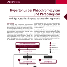  Hypertonus bei Phäochromozytom und Paragangliom