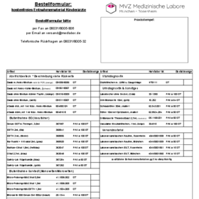 Bestellformular für Kinderärzte, kostenfrei